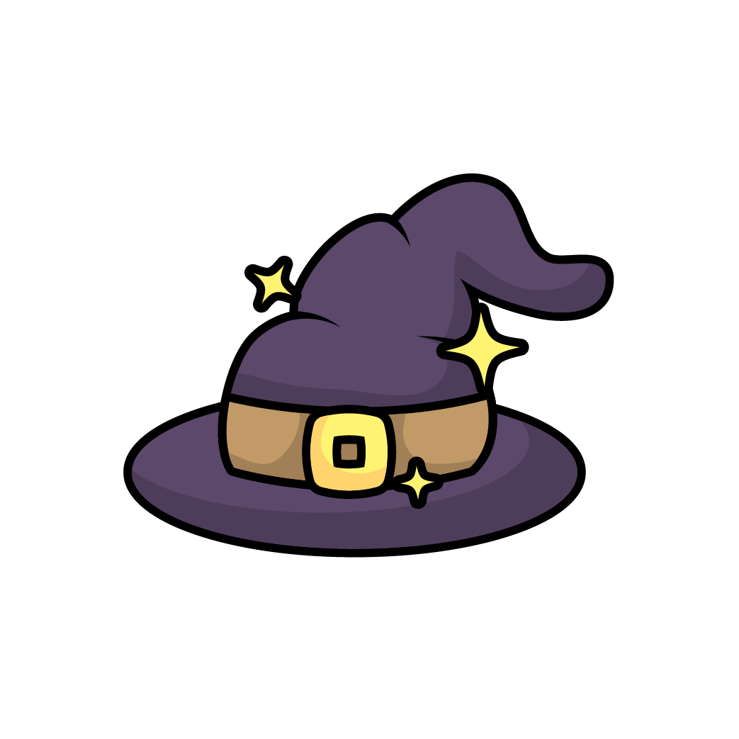 Purple witches hat